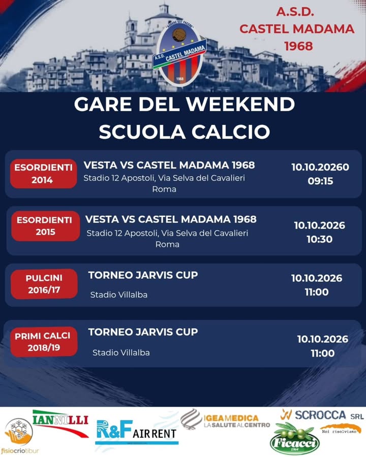 ❤️WEEKEND SCUOLA CALCIO💙