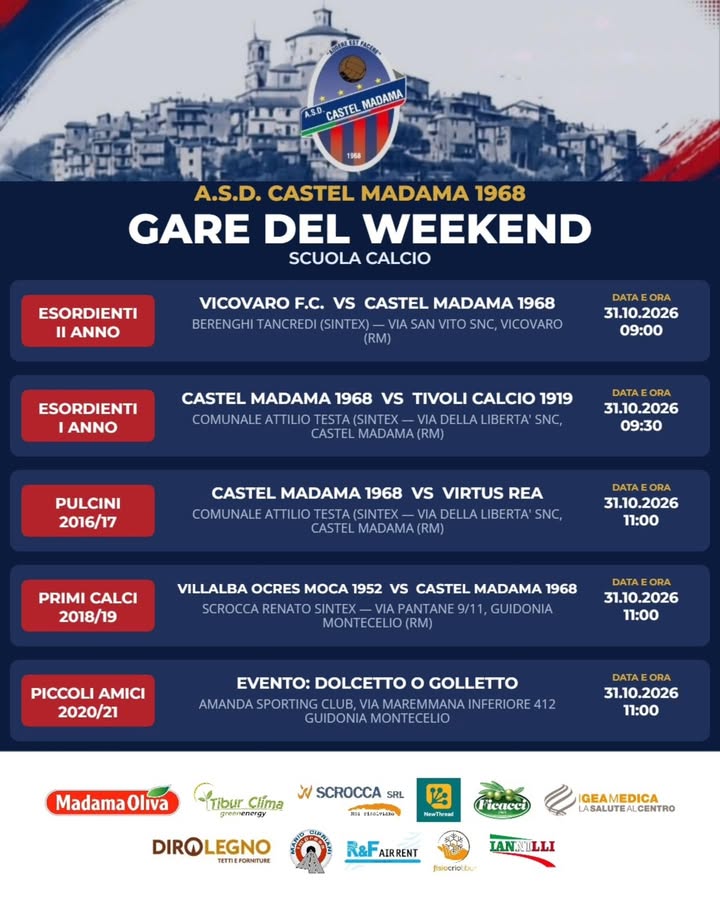 ❤️WEEKEND | SCUOLA CALCIO 💙