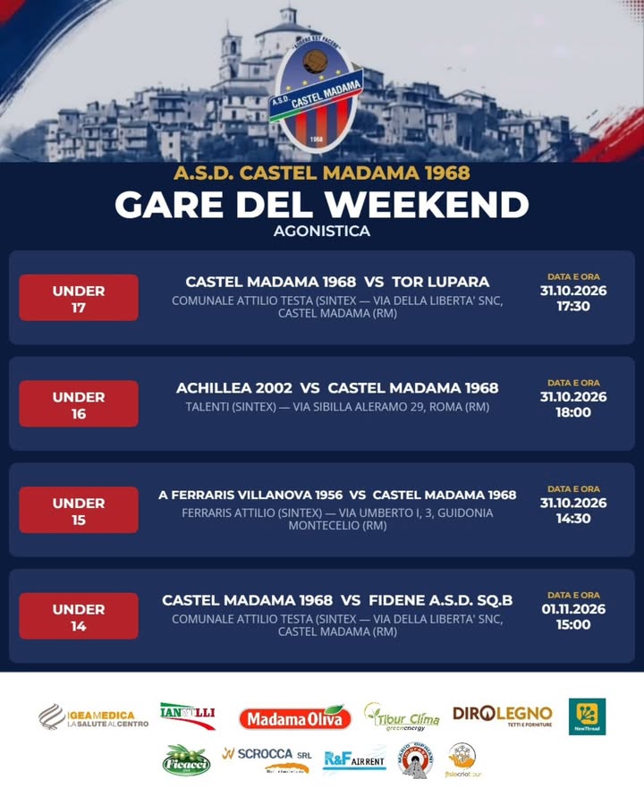 ❤️WEEKEND AGONISTICO 💙